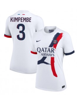 Billige Paris Saint-Germain Presnel Kimpembe #3 Bortedrakt Dame 2024-25 Kortermet